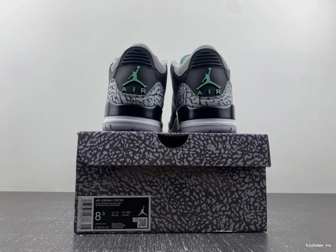 Rep Kickmax CT8532-031 3 Green Glow Air Jordan 0715